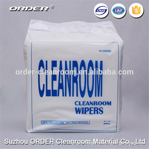 China manufacturer spunlace nonwoven cleanroom wipers